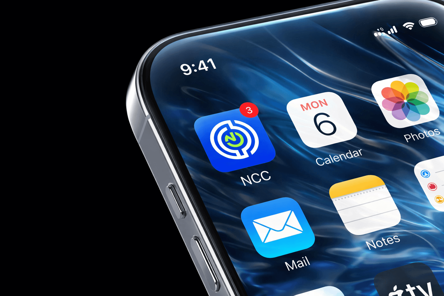 NCC App on phone